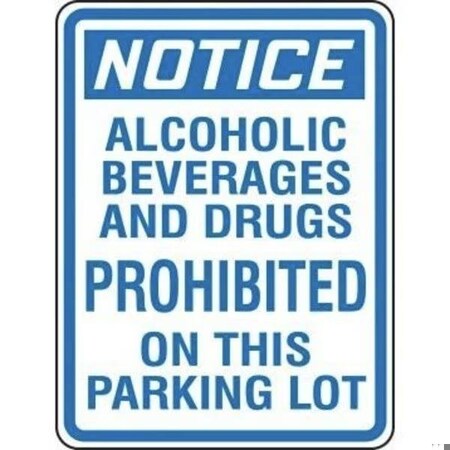 Accuform PARKING SIGN NO PARKING  FIRE LANE FRP833RA FRP833RA